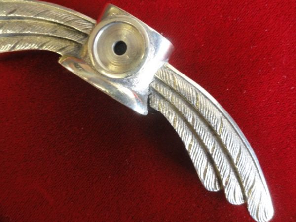 Nickel-Silver Luftwaffe Sword Crossguard w/o Swastika Roundels (#28931)